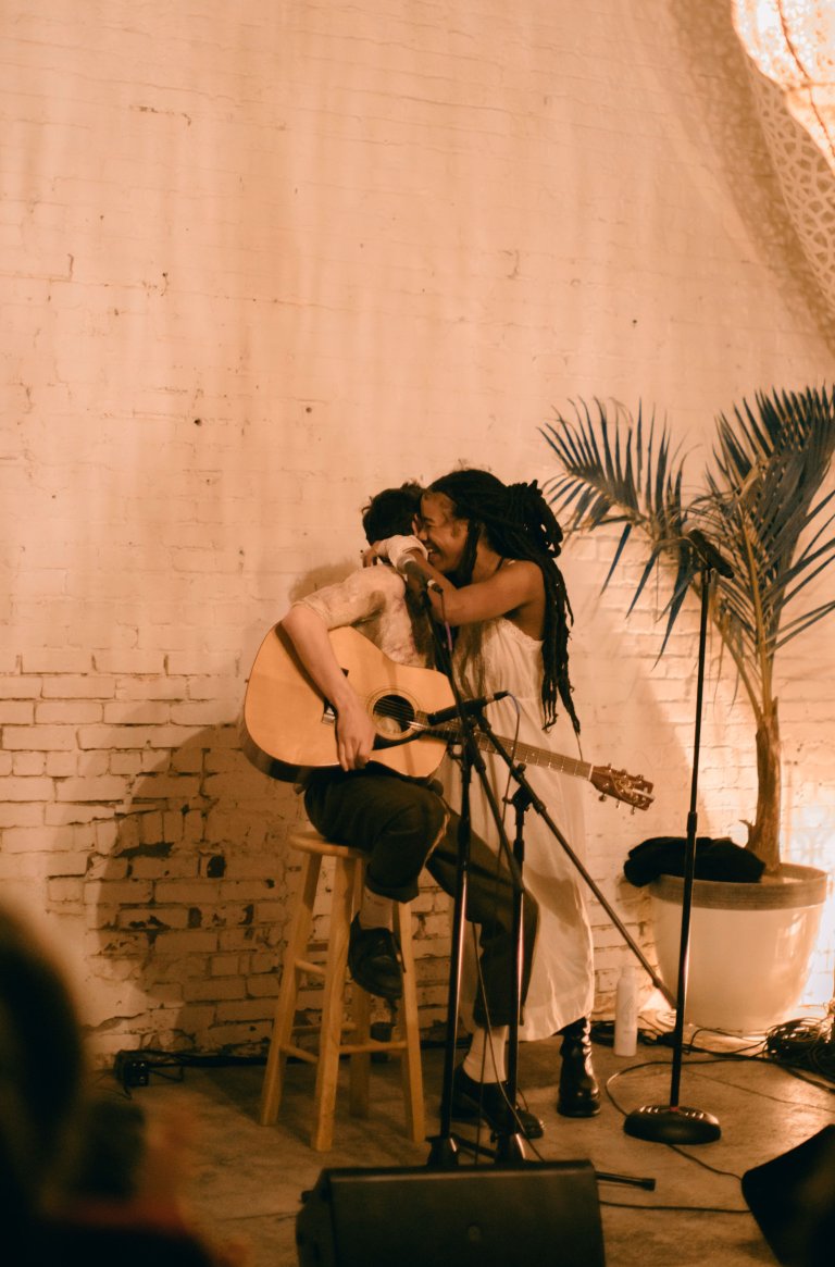 Charlie Burg and Maiya Blaney at Earth Sessions